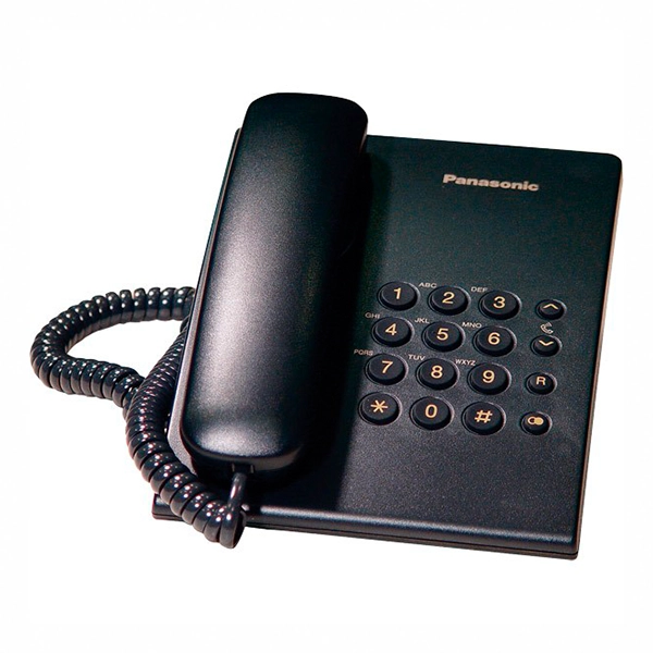 Teléfono Panasonic KX-TS500LX negro