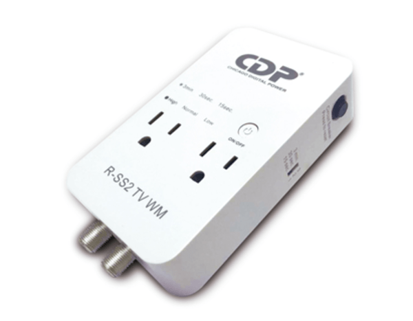 CDP supresor de picos para electrodomesticos para tv-audio y video 1800w 15amp R SS2TV